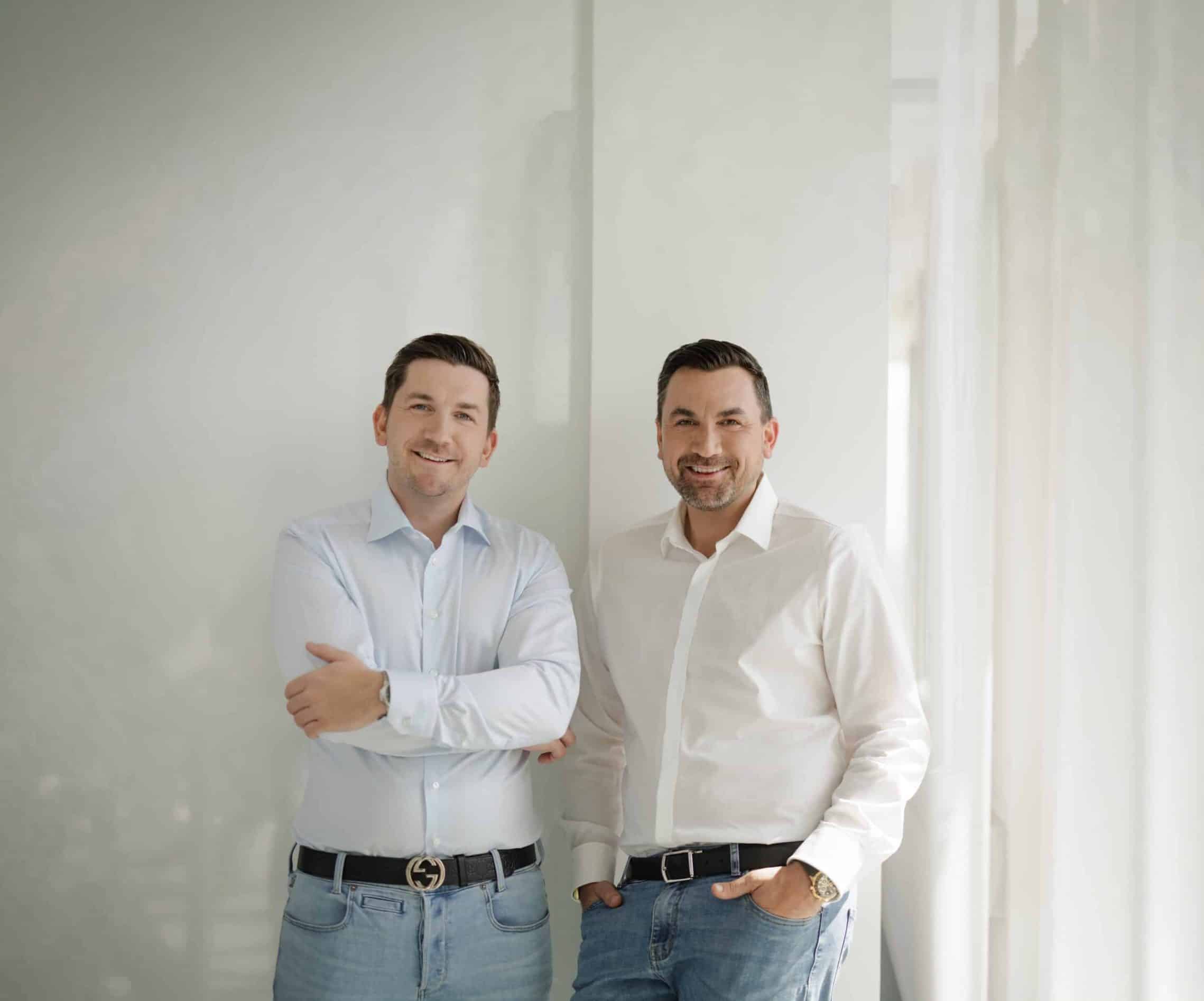 Peter und Hannes Schreiner, Geschäftsführer des Technopark Raaba